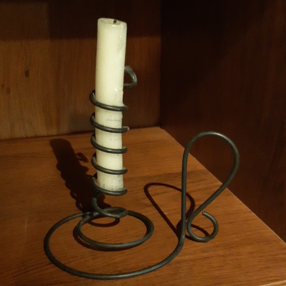 Country candle holder